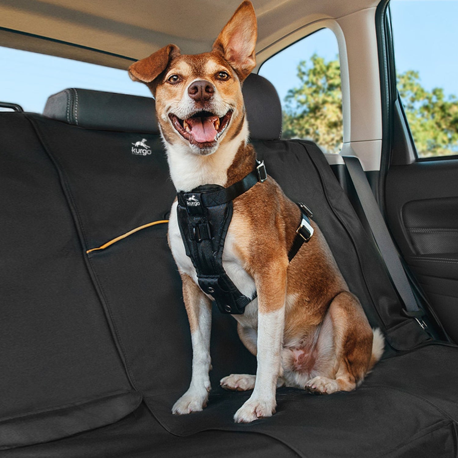 Kurgo Tru - Fit Hundegeschirr – Sicheres Auto - Sicherheitsgeschirr mit Crashtest - Zertifizierung - Woofshack