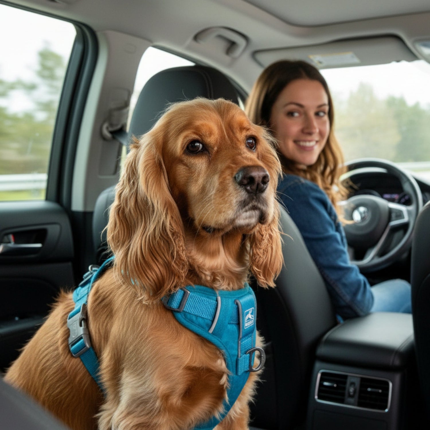 Kurgo Tru - Fit Hundegeschirr – Sicheres Auto - Sicherheitsgeschirr mit Crashtest - Zertifizierung - Woofshack