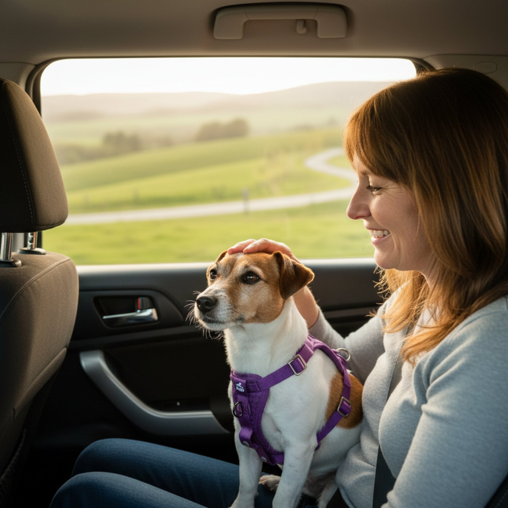 Kurgo Tru - Fit Hundegeschirr – Sicheres Auto - Sicherheitsgeschirr mit Crashtest - Zertifizierung - Woofshack