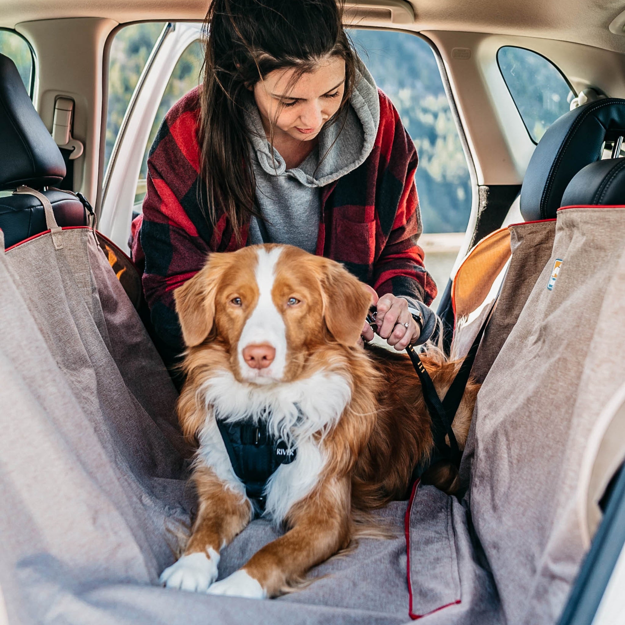 Kurgo Tru - Fit Hundegeschirr – Sicheres Auto - Sicherheitsgeschirr mit Crashtest - Zertifizierung - Woofshack