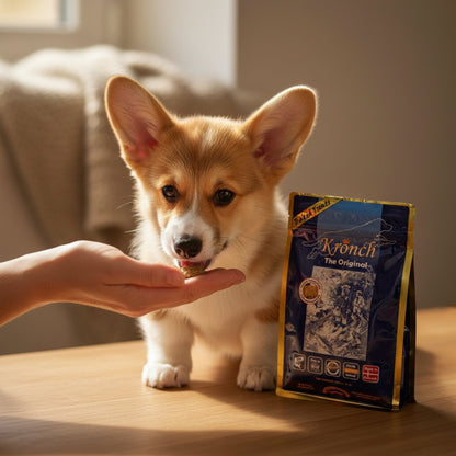 Lakse Kronch Original Hundesnack – Getreidefreie Lachsleckerlis für Hunde - Woofshack