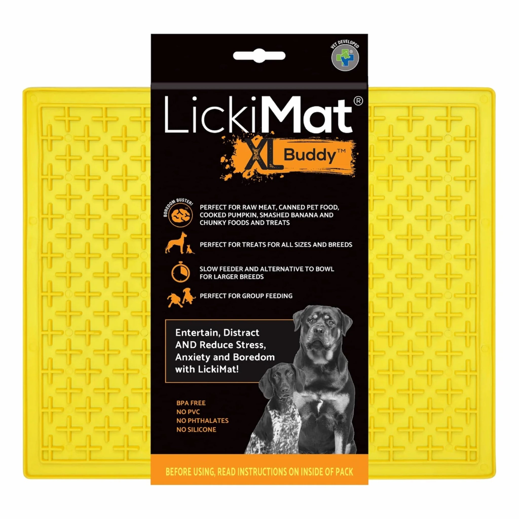 LickiMat Classic Buddy Large – Premium Schleckmatte für entspannte &amp; glückliche Hunde - Woofshack