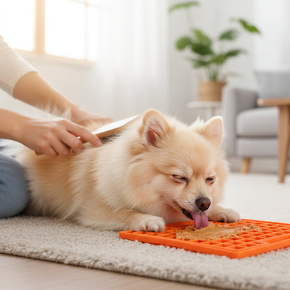 LickiMat Classic Playdate Schleckmatte – Anti - Stress &amp; Beruhigung für ängstliche Hunde - Woofshack