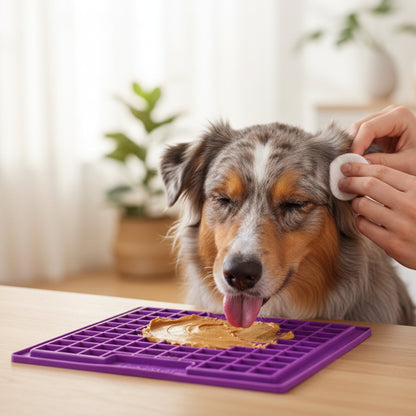 LickiMat Classic Playdate Schleckmatte – Anti - Stress &amp; Beruhigung für ängstliche Hunde - Woofshack