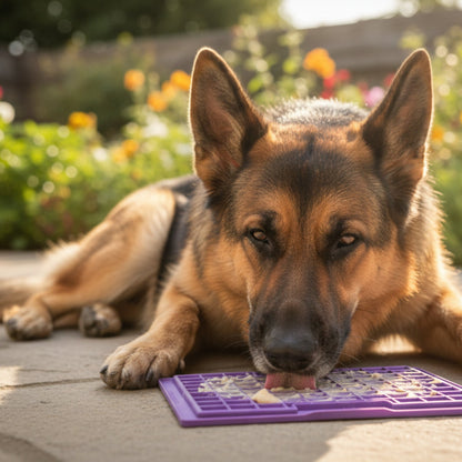 LickiMat Classic Playdate Schleckmatte – Anti - Stress &amp; Beruhigung für ängstliche Hunde - Woofshack