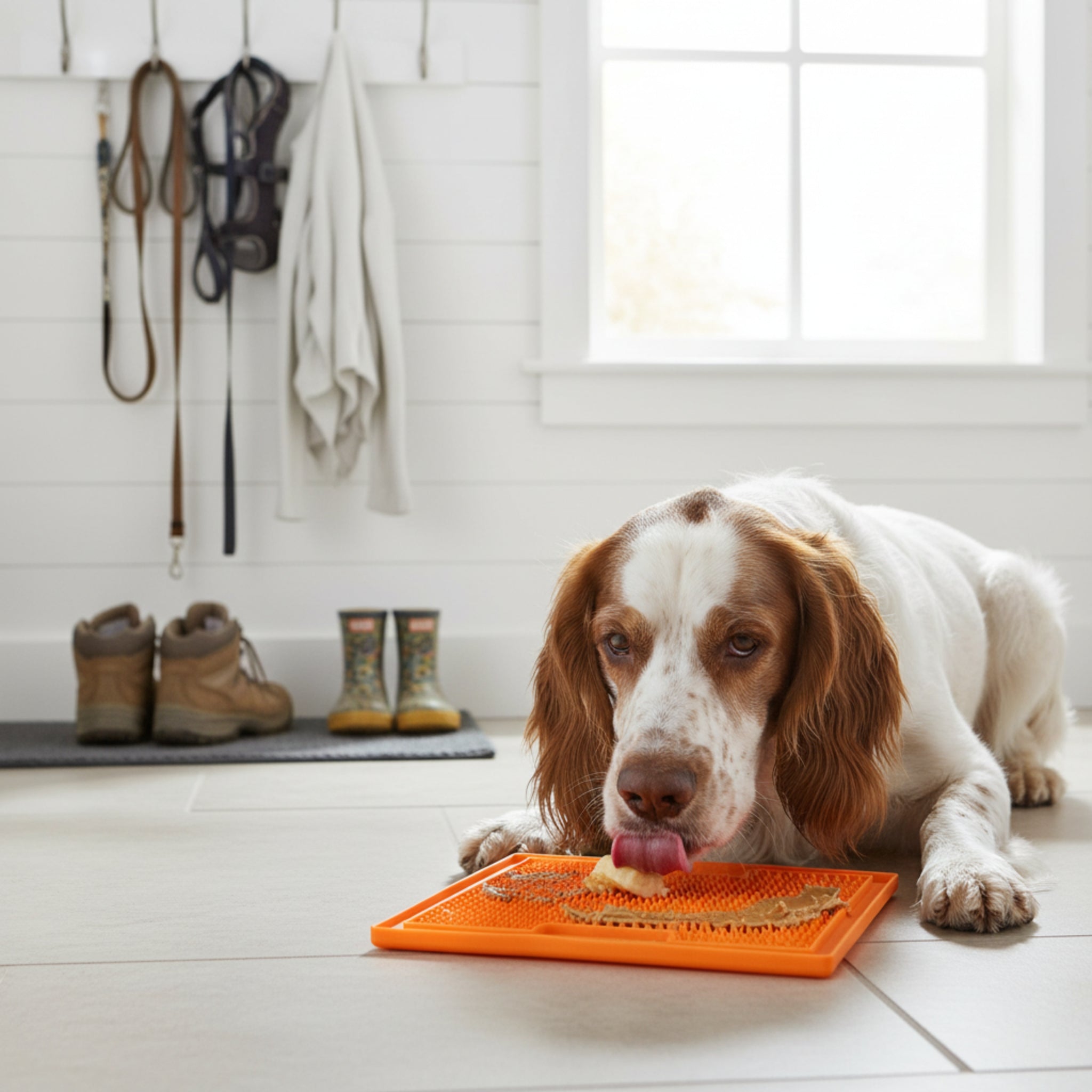 LickiMat Classic Soother – Beruhigende Schleckmatte für entspannte Hunde bei Stress &amp; Langeweile - Woofshack