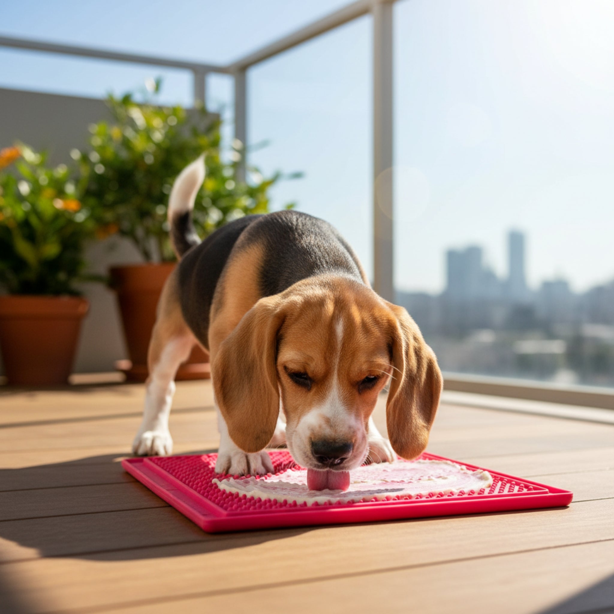 LickiMat Classic Soother – Beruhigende Schleckmatte für entspannte Hunde bei Stress &amp; Langeweile - Woofshack