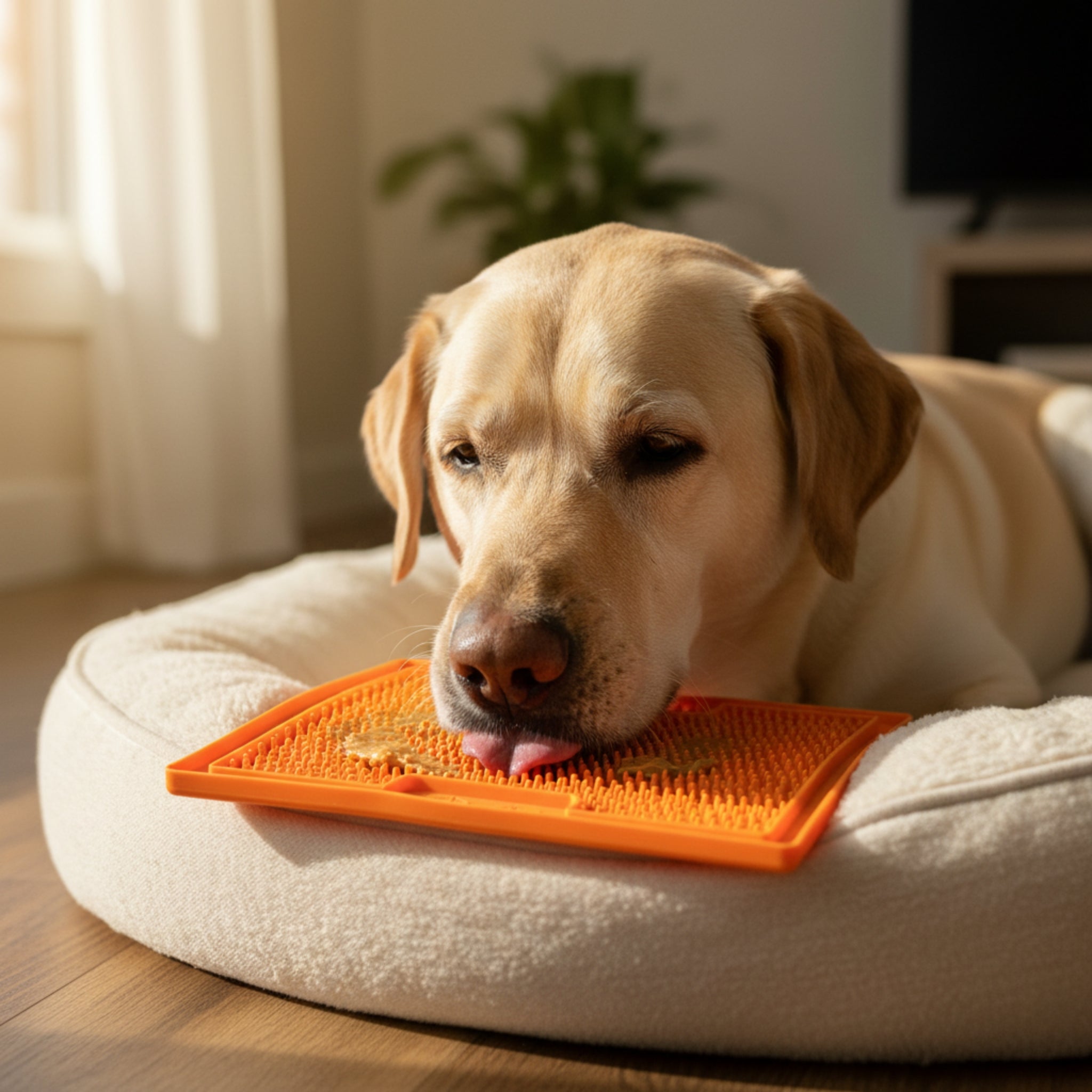 LickiMat Classic Soother – Beruhigende Schleckmatte für entspannte Hunde bei Stress &amp; Langeweile - Woofshack