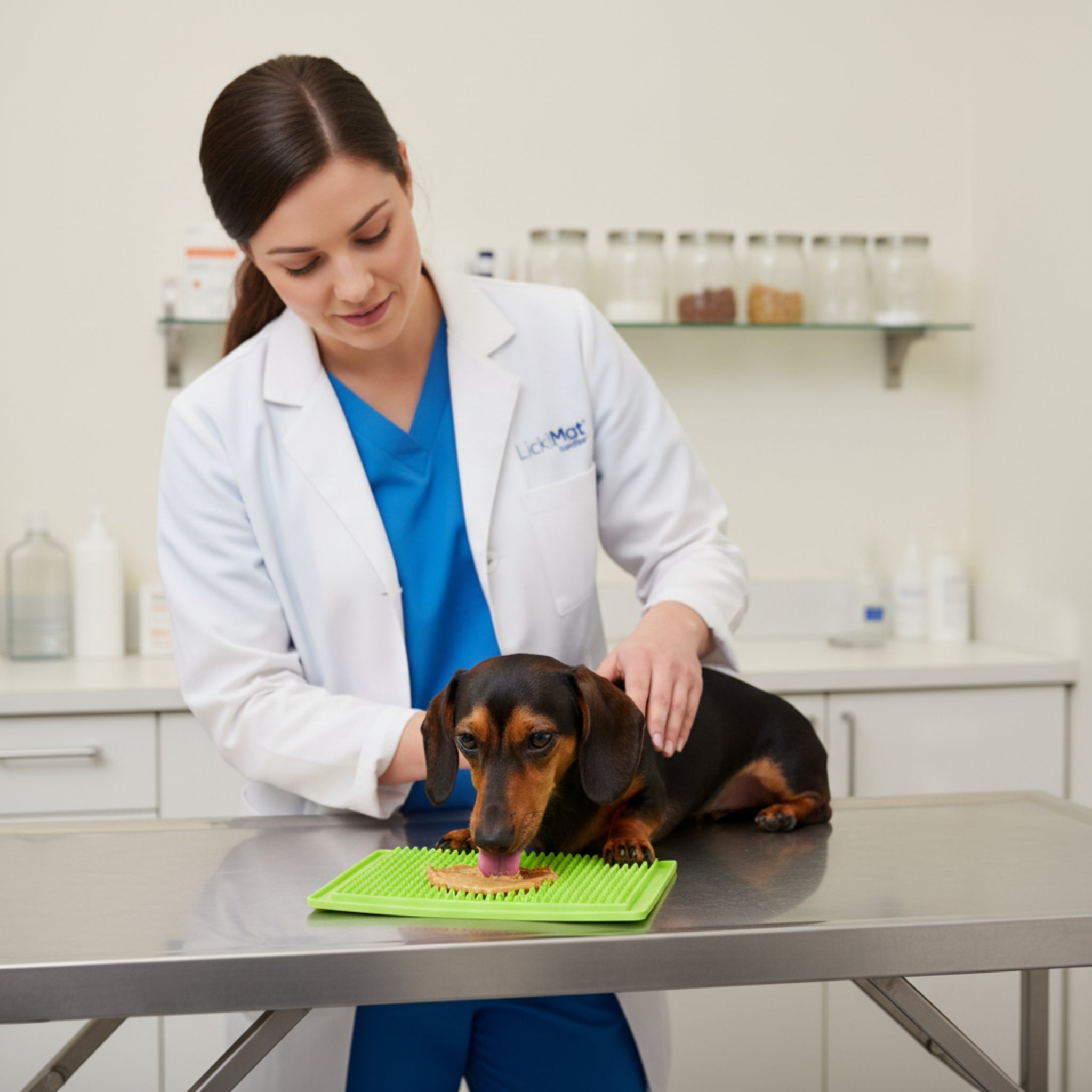 LickiMat Classic Soother – Beruhigende Schleckmatte für entspannte Hunde bei Stress &amp; Langeweile - Woofshack