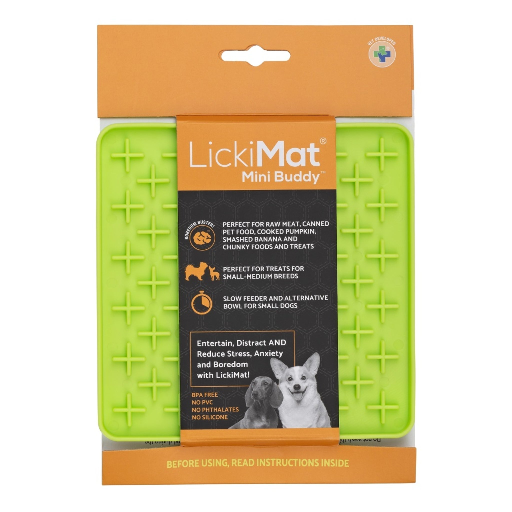 LickiMat Mini Buddy – Die kompakte Schleckmatte gegen Langeweile &amp; Stress bei Hunden - Woofshack