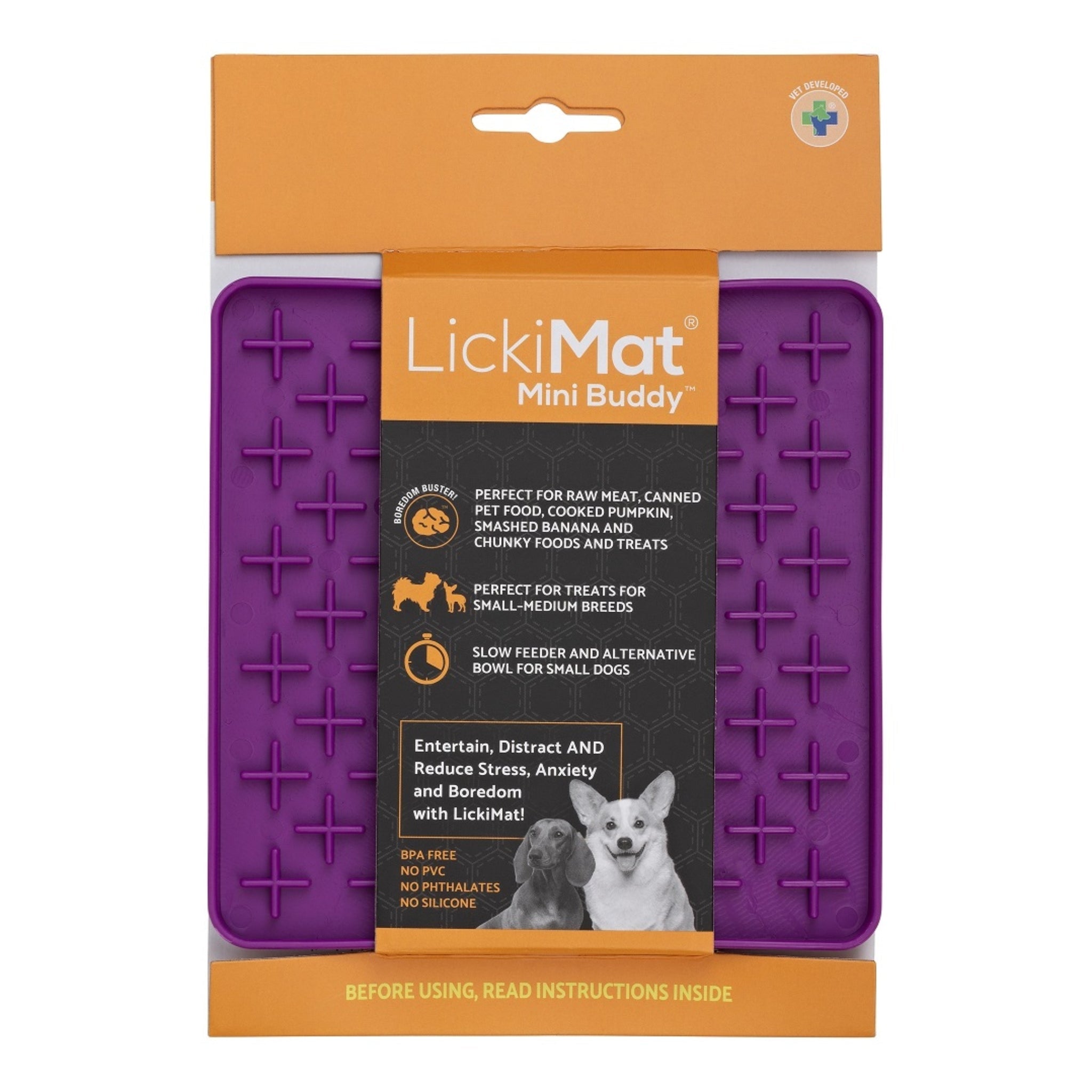 LickiMat Mini Buddy – Die kompakte Schleckmatte gegen Langeweile &amp; Stress bei Hunden - Woofshack