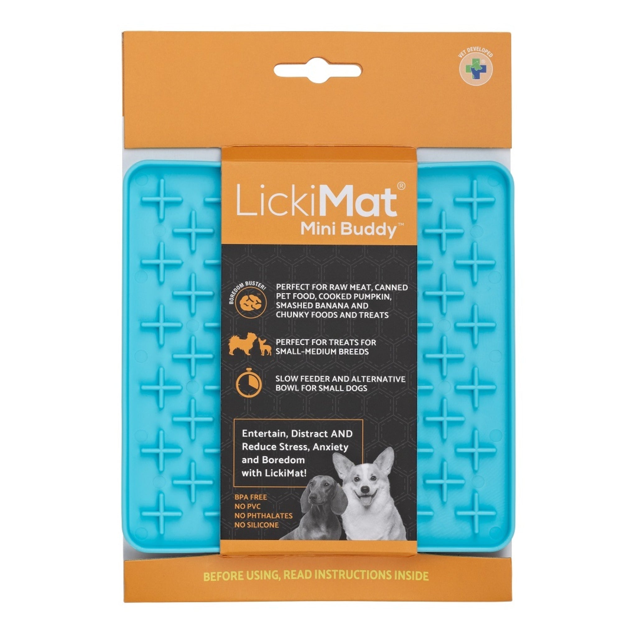 LickiMat Mini Buddy – Die kompakte Schleckmatte gegen Langeweile &amp; Stress bei Hunden - Woofshack