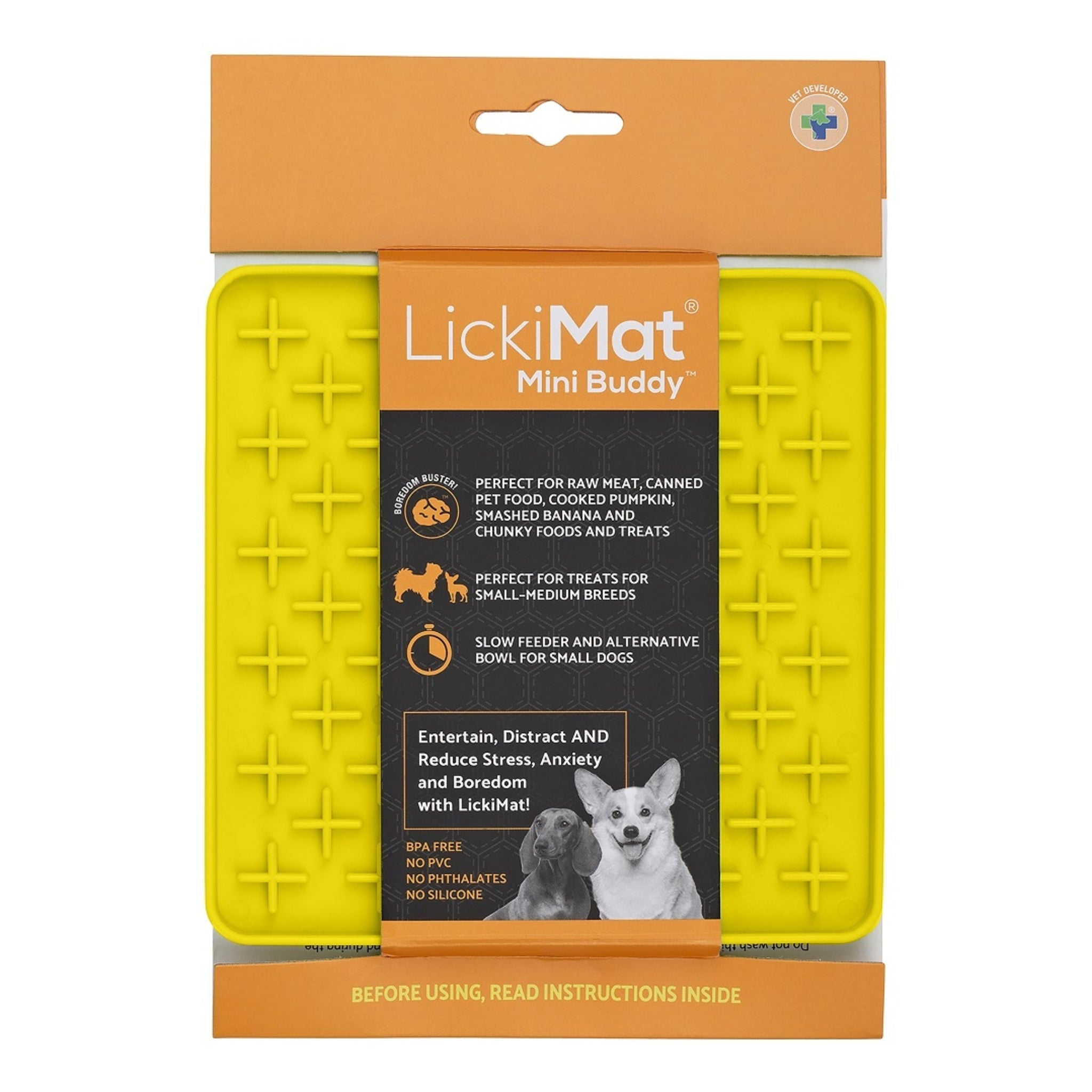 LickiMat Mini Buddy – Die kompakte Schleckmatte gegen Langeweile &amp; Stress bei Hunden - Woofshack