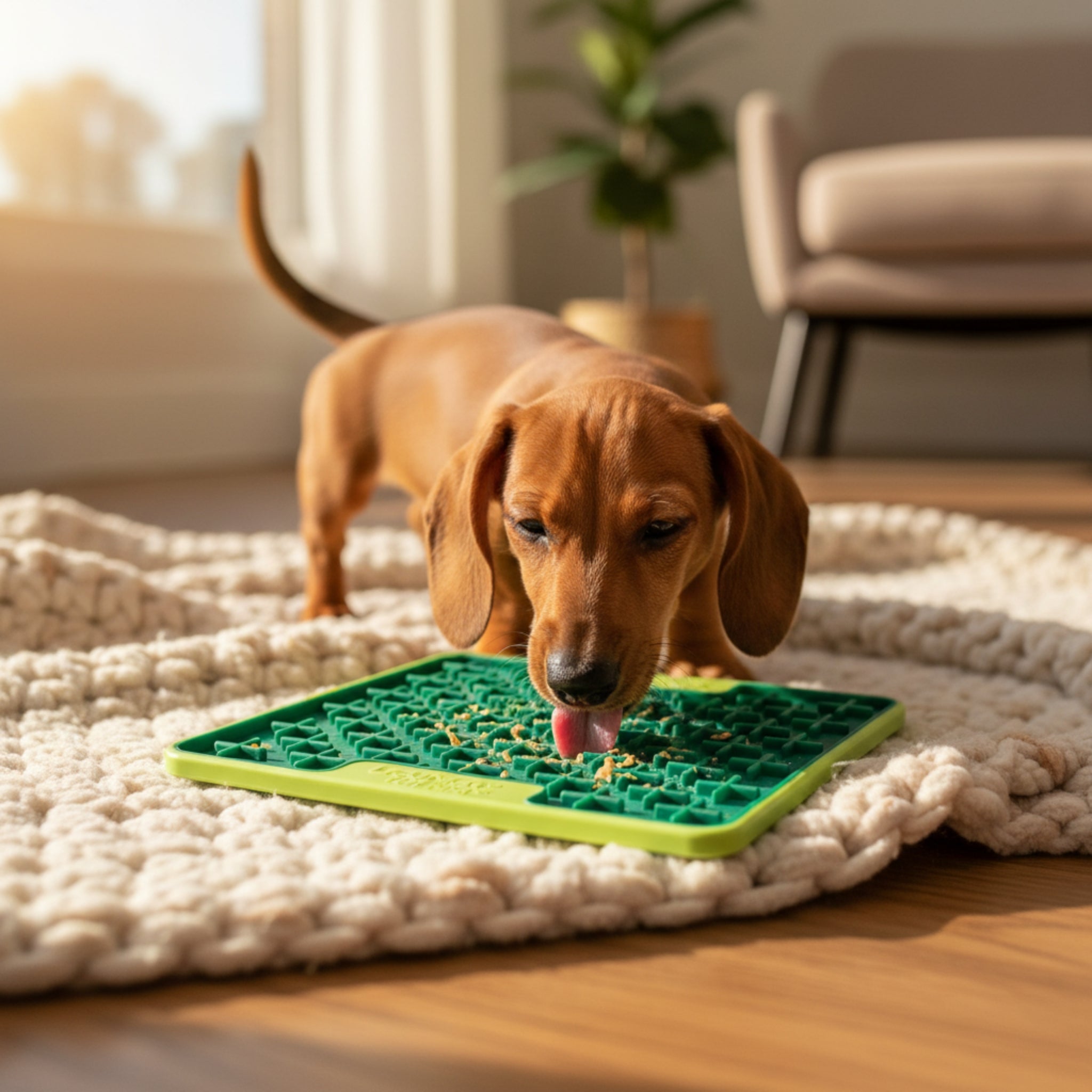 LickiMat Mini Buddy Tuff – Robuste Schleckmatte gegen Langeweile, Stress &amp; Angst bei Hunden - Woofshack