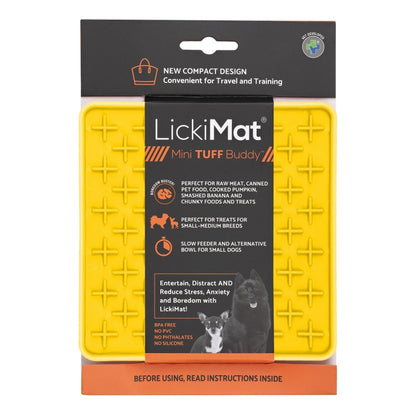 LickiMat Mini Buddy Tuff – Robuste Schleckmatte gegen Langeweile, Stress &amp; Angst bei Hunden - Woofshack