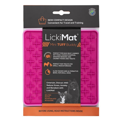 LickiMat Mini Buddy Tuff – Robuste Schleckmatte gegen Langeweile, Stress &amp; Angst bei Hunden - Woofshack