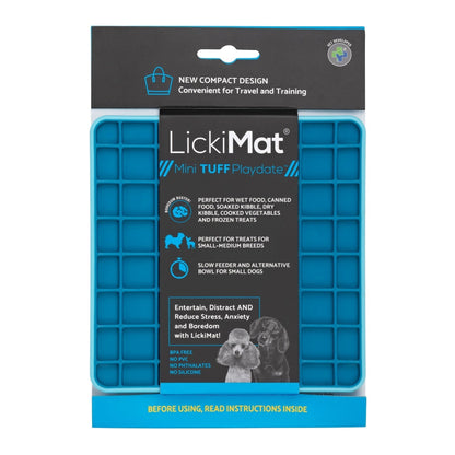 LickiMat Mini Playdate Tuff – Die robuste Schleckmatte für Hunde, die wirklich beschäftigt &amp; beruhigt - Woofshack