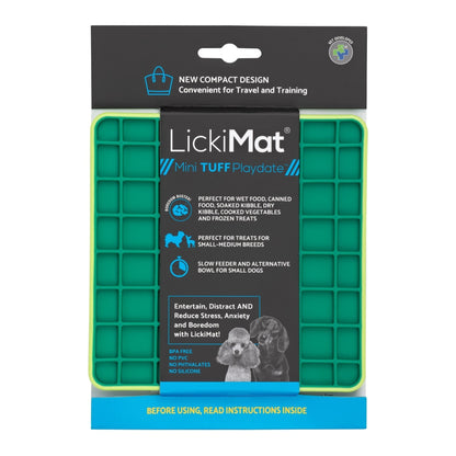 LickiMat Mini Playdate Tuff – Die robuste Schleckmatte für Hunde, die wirklich beschäftigt &amp; beruhigt