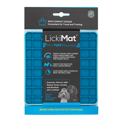 LickiMat Mini Playdate Tuff – Die robuste Schleckmatte für Hunde, die wirklich beschäftigt &amp; beruhigt