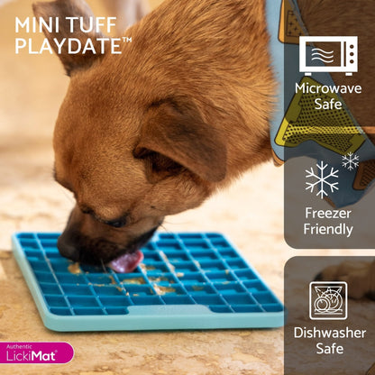 LickiMat Mini Playdate Tuff – Die robuste Schleckmatte für Hunde, die wirklich beschäftigt &amp; beruhigt