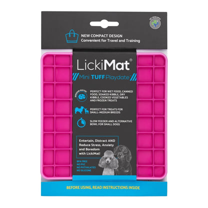 LickiMat Mini Playdate Tuff – Die robuste Schleckmatte für Hunde, die wirklich beschäftigt &amp; beruhigt