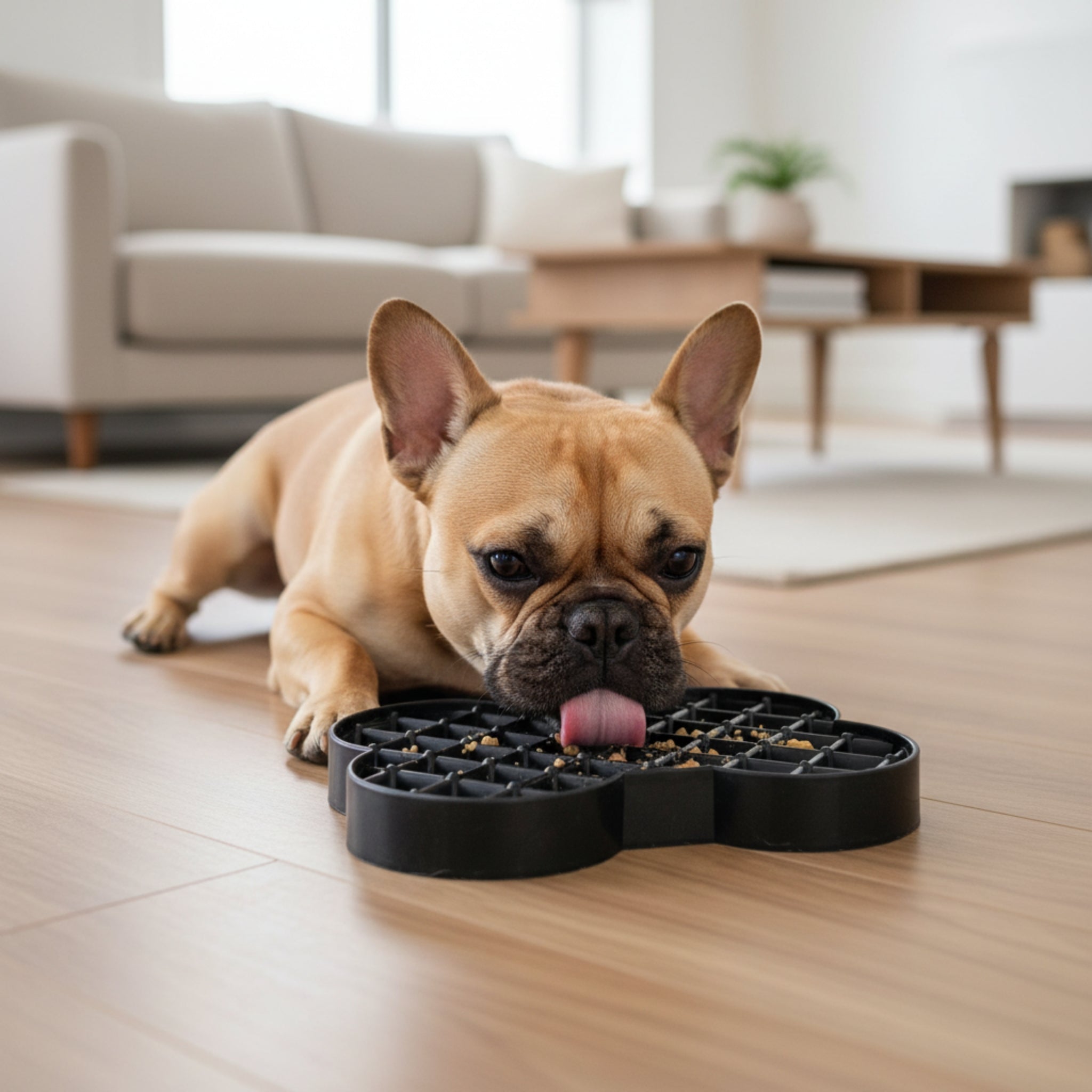 LickiMat Mini Slodog – Anti-Schling Schleckmatte für Hunde | Verlangsamt die Futteraufnahme, fördert Verdauung &amp; Entspannung - Woofshack