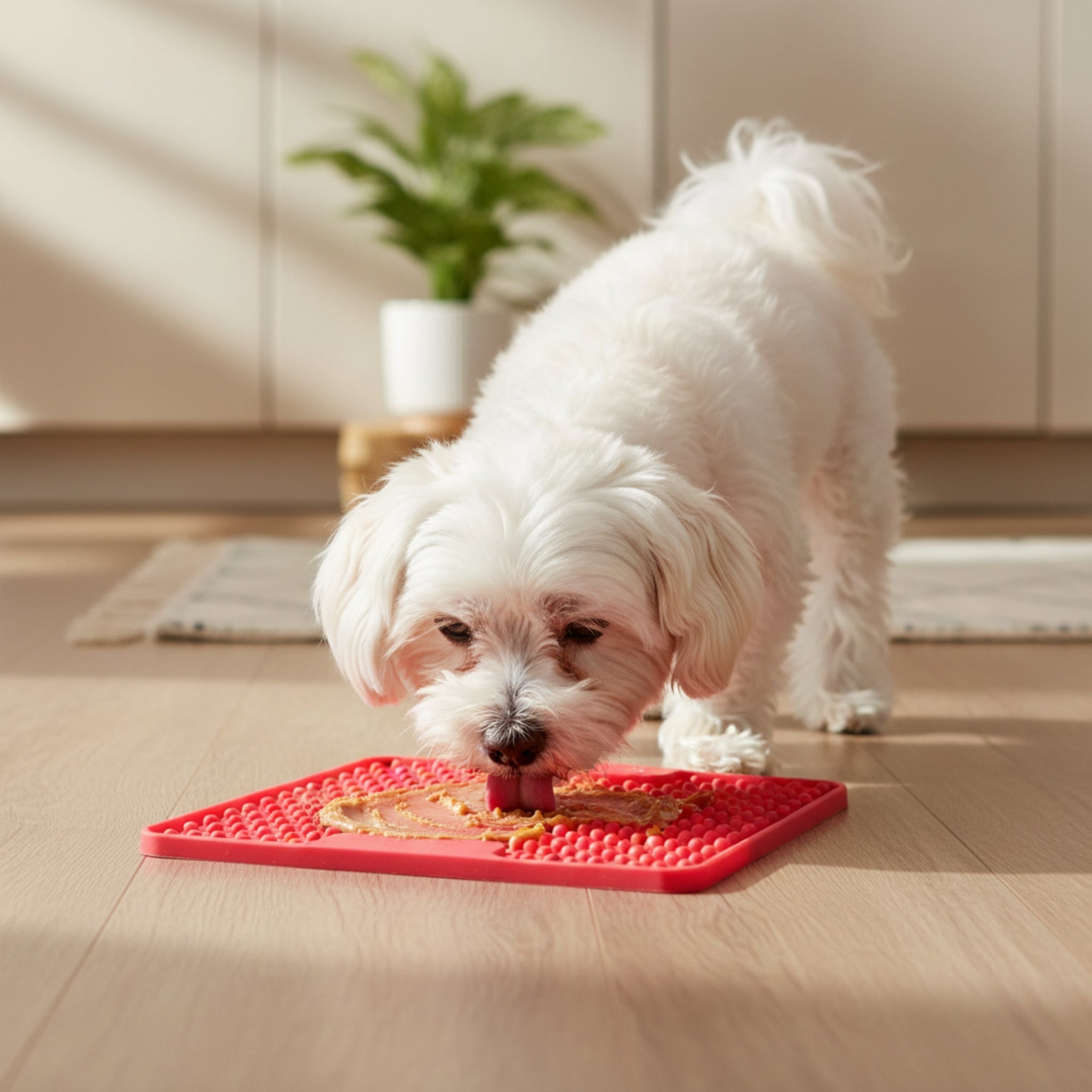 LickiMat Mini Soother – Die clevere Schleckmatte für kleine Hunde: Weniger Stress, mehr Ruhe &amp; langsameres Fressen in einem - Woofshack