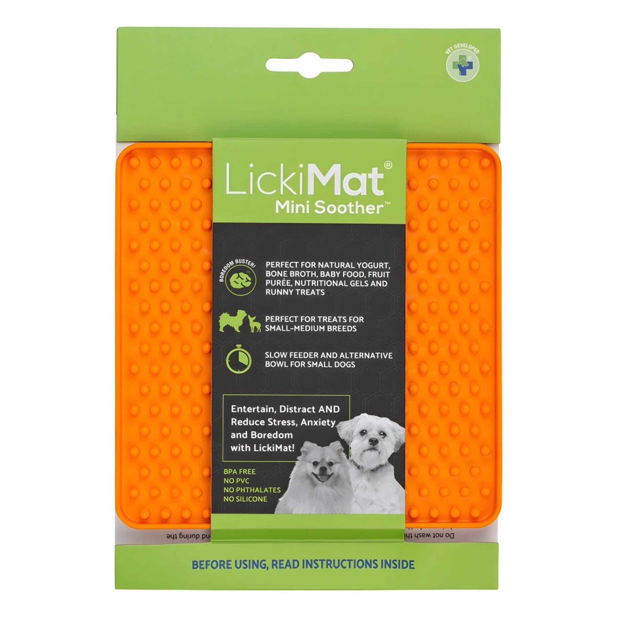LickiMat Mini Soother – Die clevere Schleckmatte für kleine Hunde: Weniger Stress, mehr Ruhe &amp; langsameres Fressen in einem - Woofshack