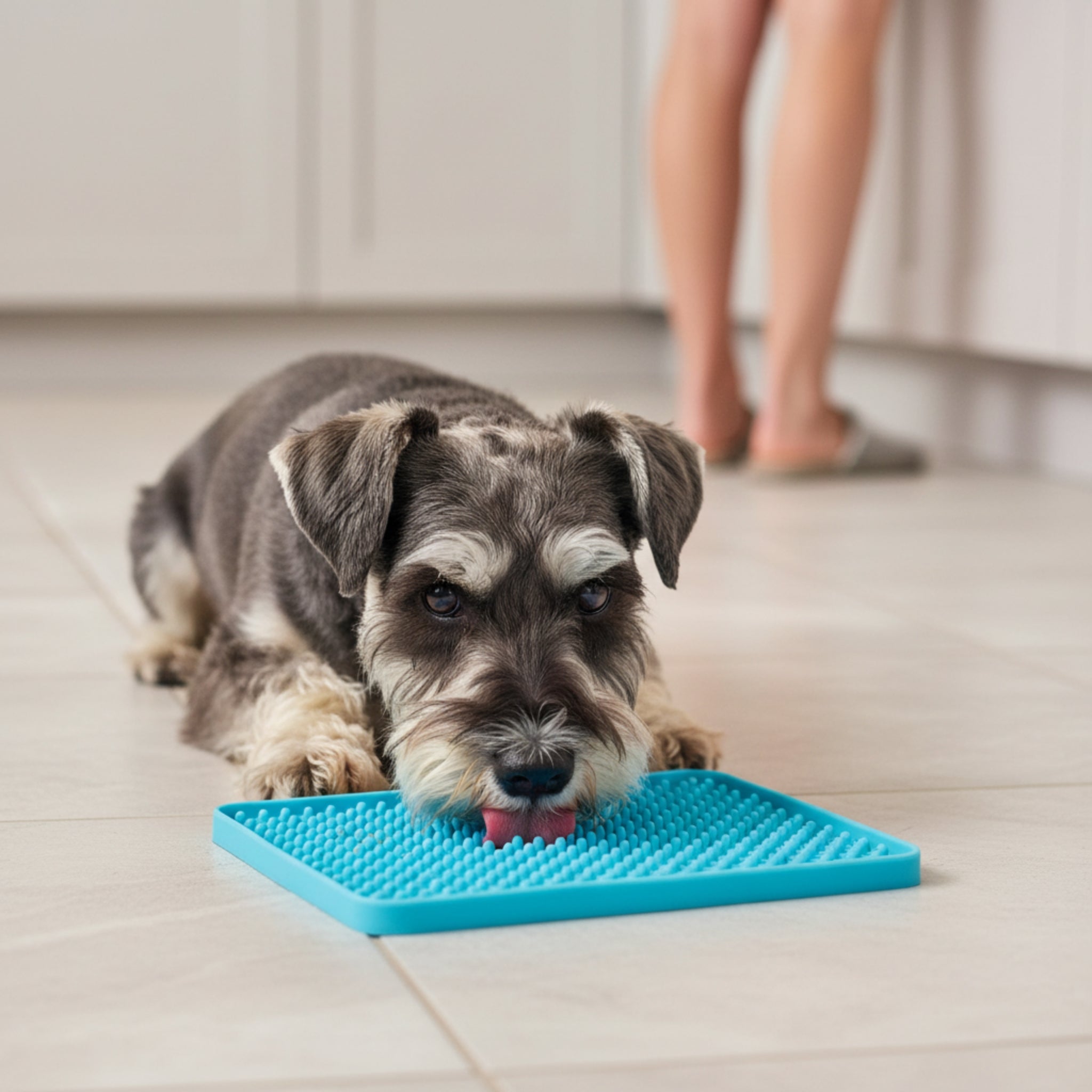 LickiMat Mini Soother – Die clevere Schleckmatte für kleine Hunde: Weniger Stress, mehr Ruhe &amp; langsameres Fressen in einem - Woofshack