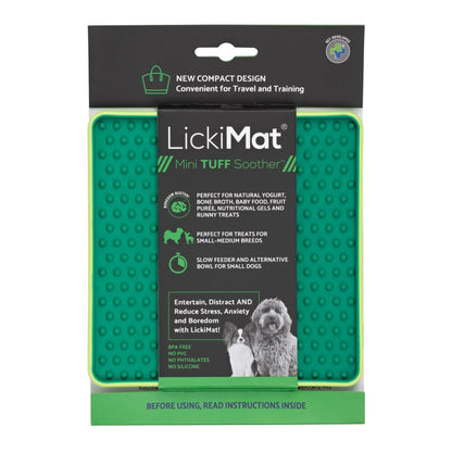LickiMat Mini Soother Tuff – Die robuste Schleckmatte gegen Langeweile, Angst &amp; Fresshasten bei Hunden