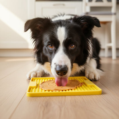 LickiMat Mini Soother Tuff – Die robuste Schleckmatte gegen Langeweile, Angst &amp; Fresshasten bei Hunden