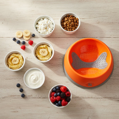 LickiMat OH Bowl – Anti - Schling Hundenapf für langsames Fressen - Woofshack