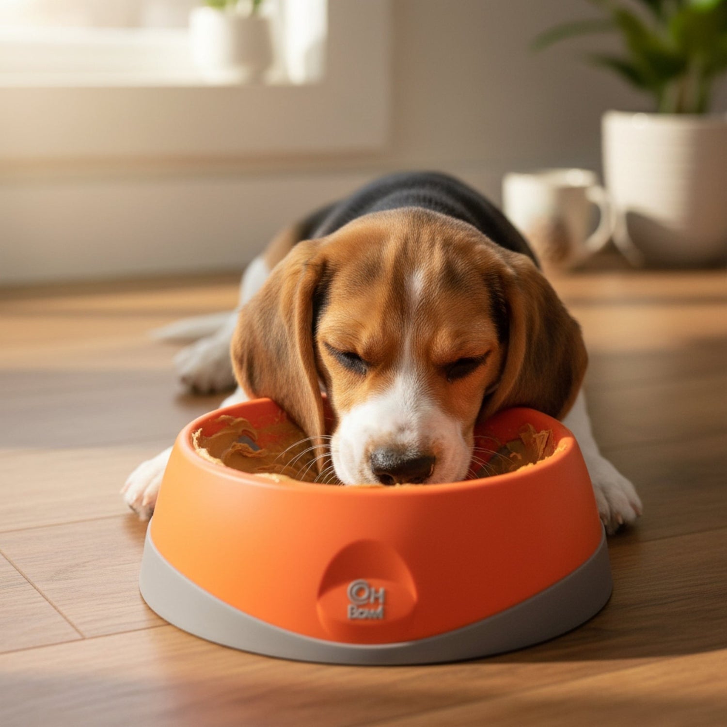 LickiMat OH Bowl – Anti - Schling Hundenapf für langsames Fressen - Woofshack