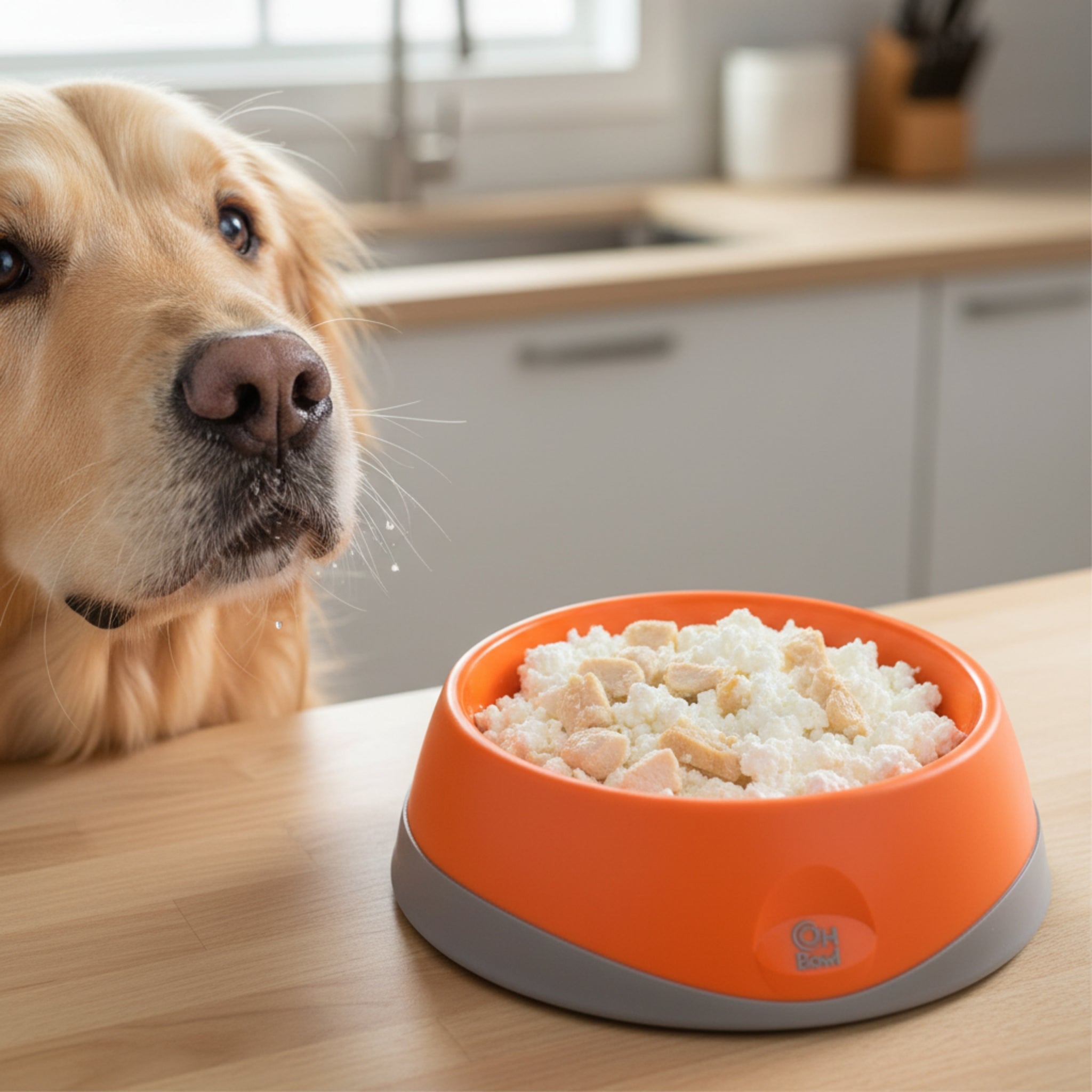 LickiMat OH Bowl – Anti - Schling Hundenapf für langsames Fressen - Woofshack