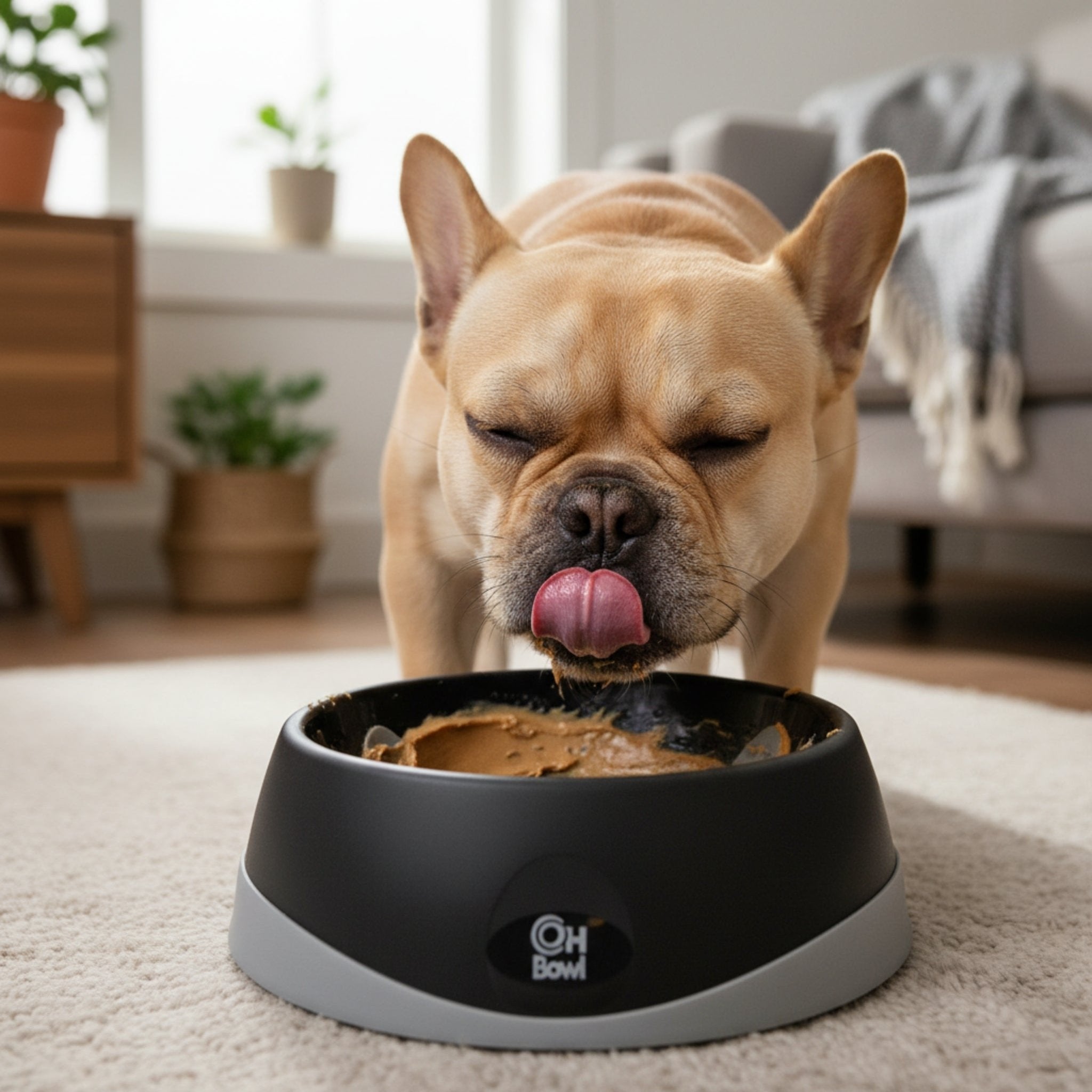 LickiMat OH Bowl – Anti - Schling Hundenapf für langsames Fressen - Woofshack