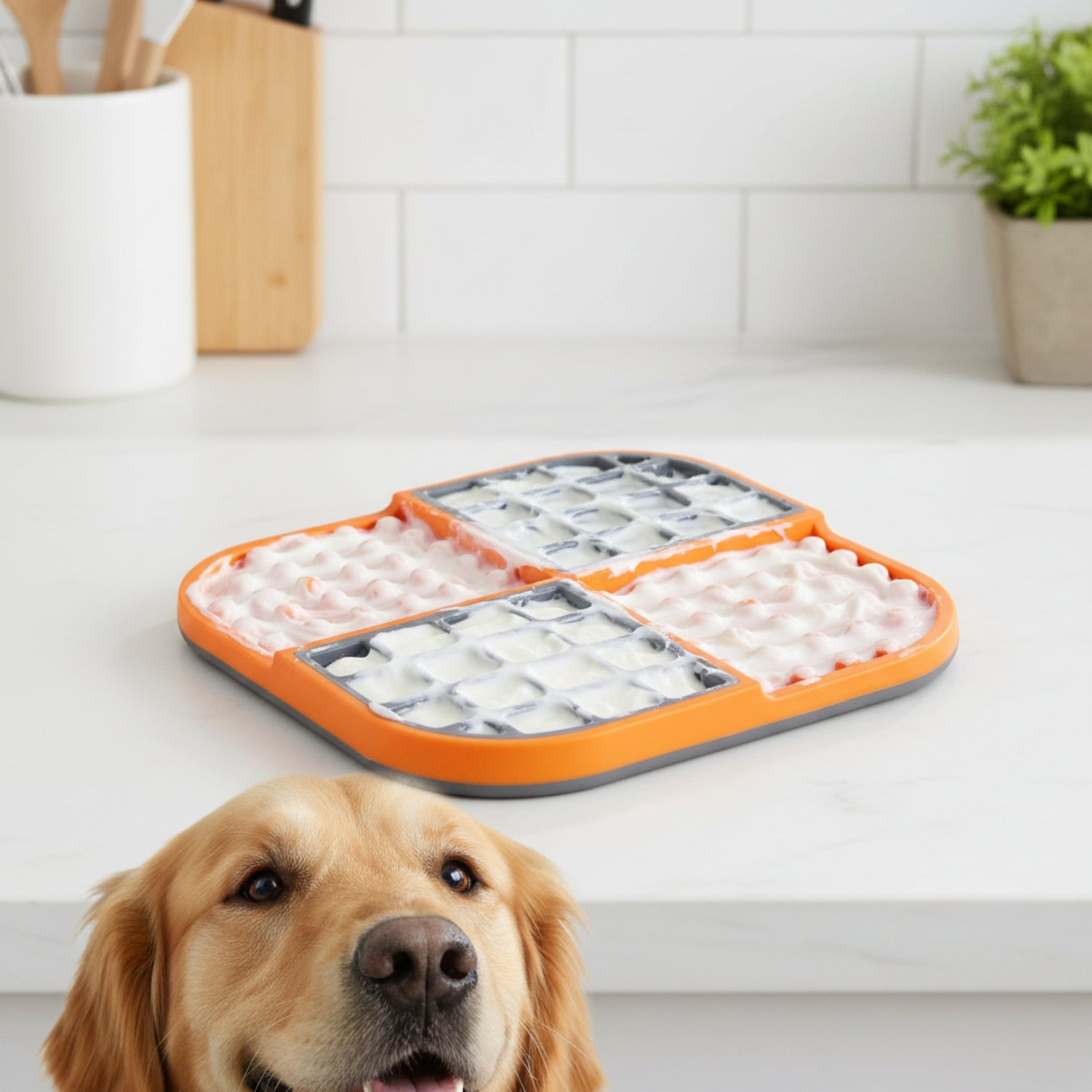 LickiMat Slomo Schleckmatte - Anti - Stress &amp; Beschäftigung für Hunde - Woofshack