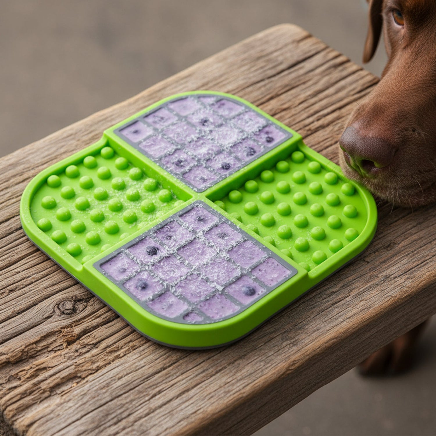 LickiMat Slomo Schleckmatte - Anti - Stress &amp; Beschäftigung für Hunde - Woofshack