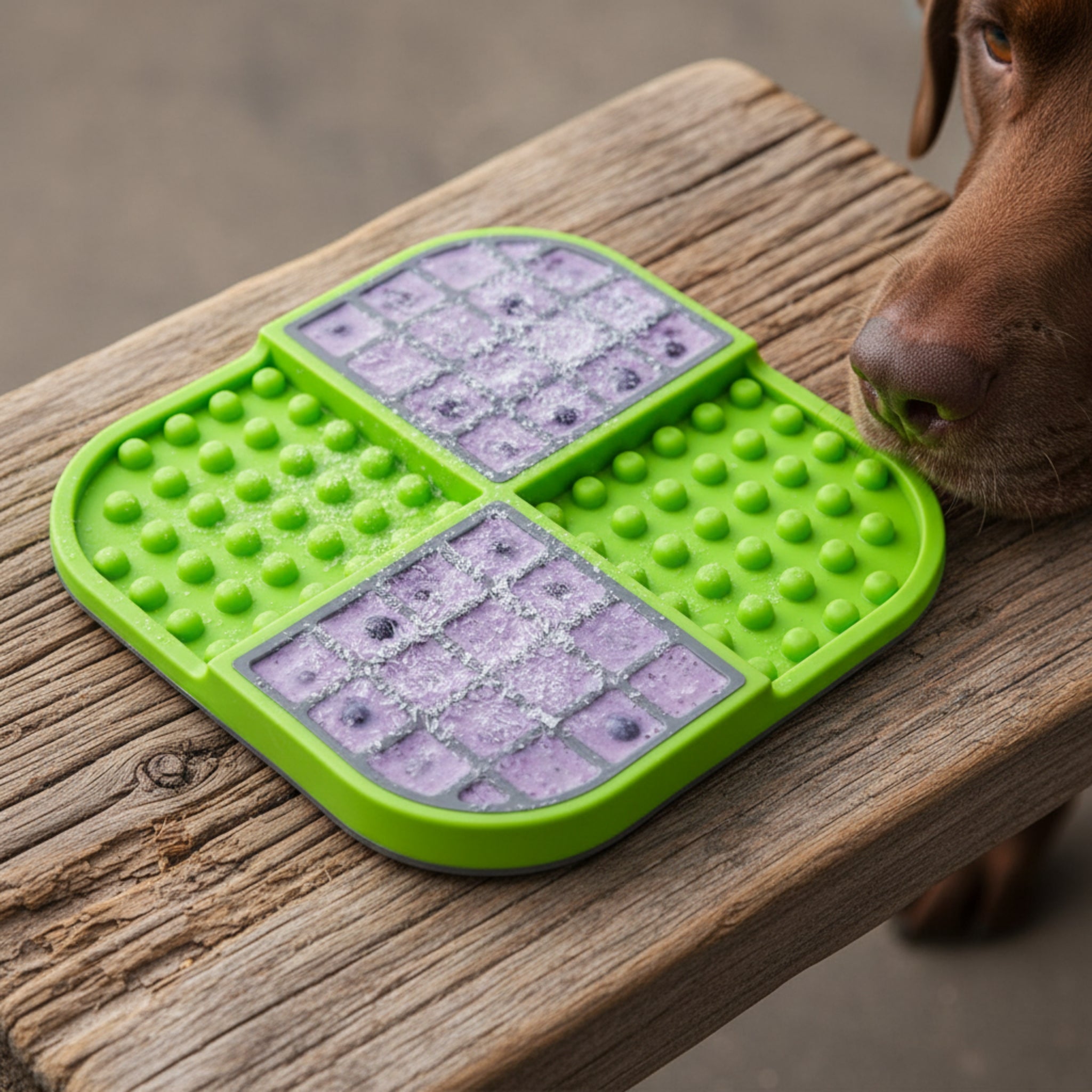 LickiMat Slomo Schleckmatte - Anti - Stress &amp; Beschäftigung für Hunde - Woofshack