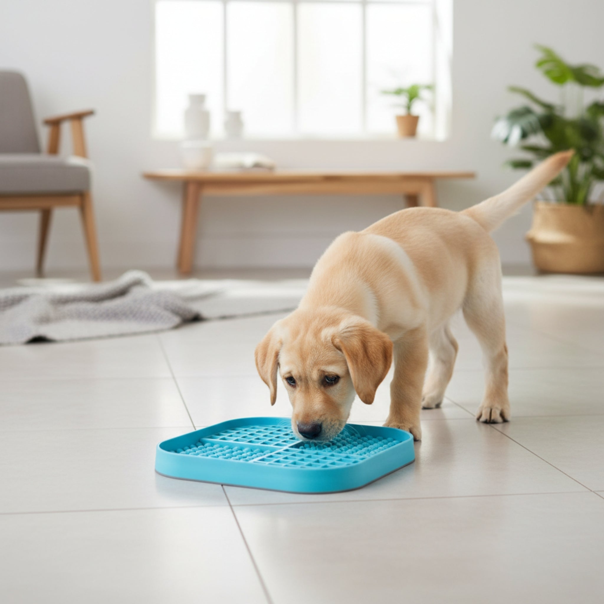 LickiMat Slomo XL – Die originale Schleckmatte für Hunde | Slow Feeder gegen Langeweile, Stress &amp; Angst | BPA-frei, spülmaschinenfest, gefriertauglich - Woofshack