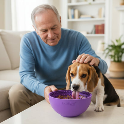 LickiMat Wobble Anti - Schling Schlecknapf – Langsame Fütterung &amp; Stressabbau für Hunde - Woofshack