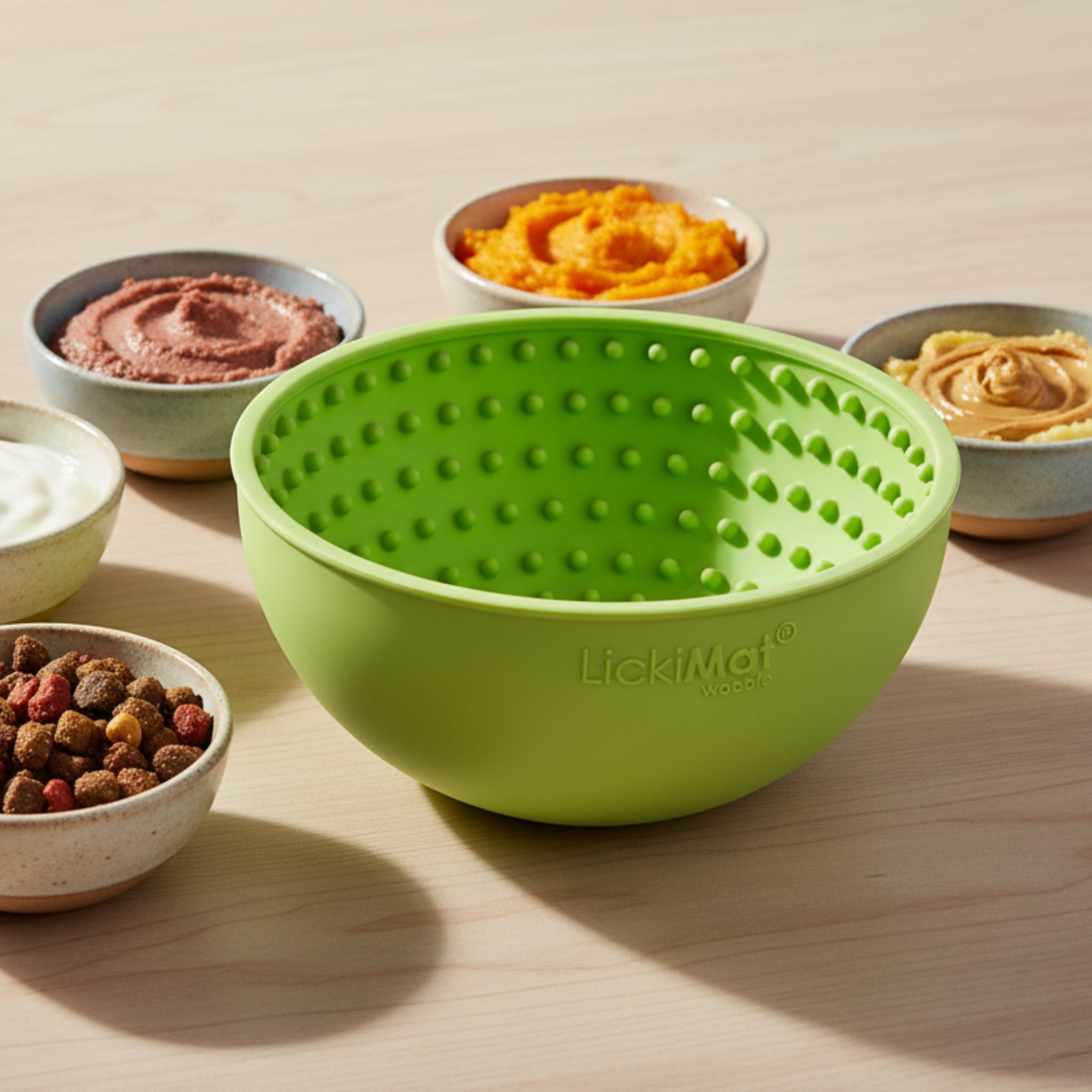 LickiMat Wobble Anti - Schling Schlecknapf – Langsame Fütterung &amp; Stressabbau für Hunde - Woofshack