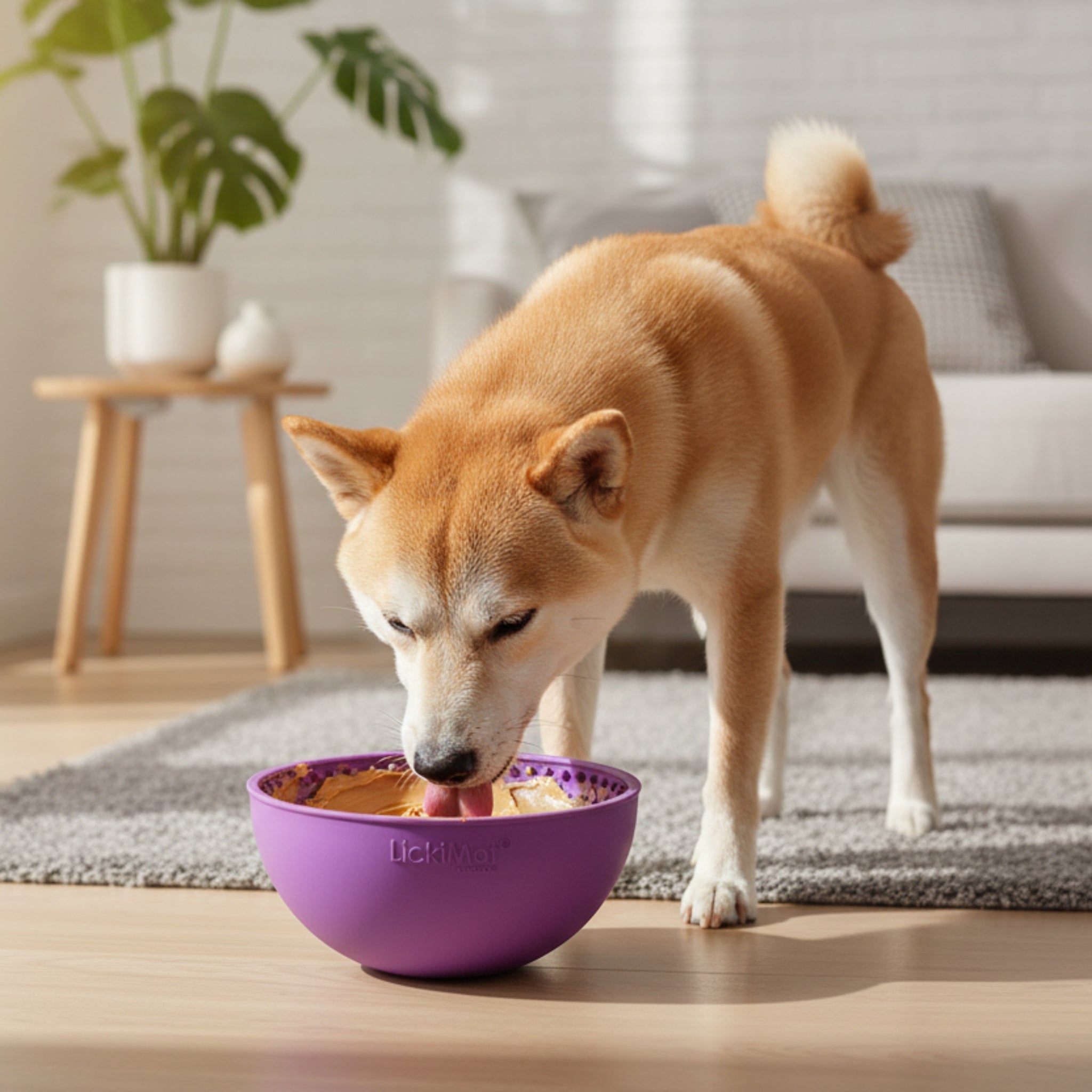 LickiMat Wobble Anti - Schling Schlecknapf – Langsame Fütterung &amp; Stressabbau für Hunde - Woofshack
