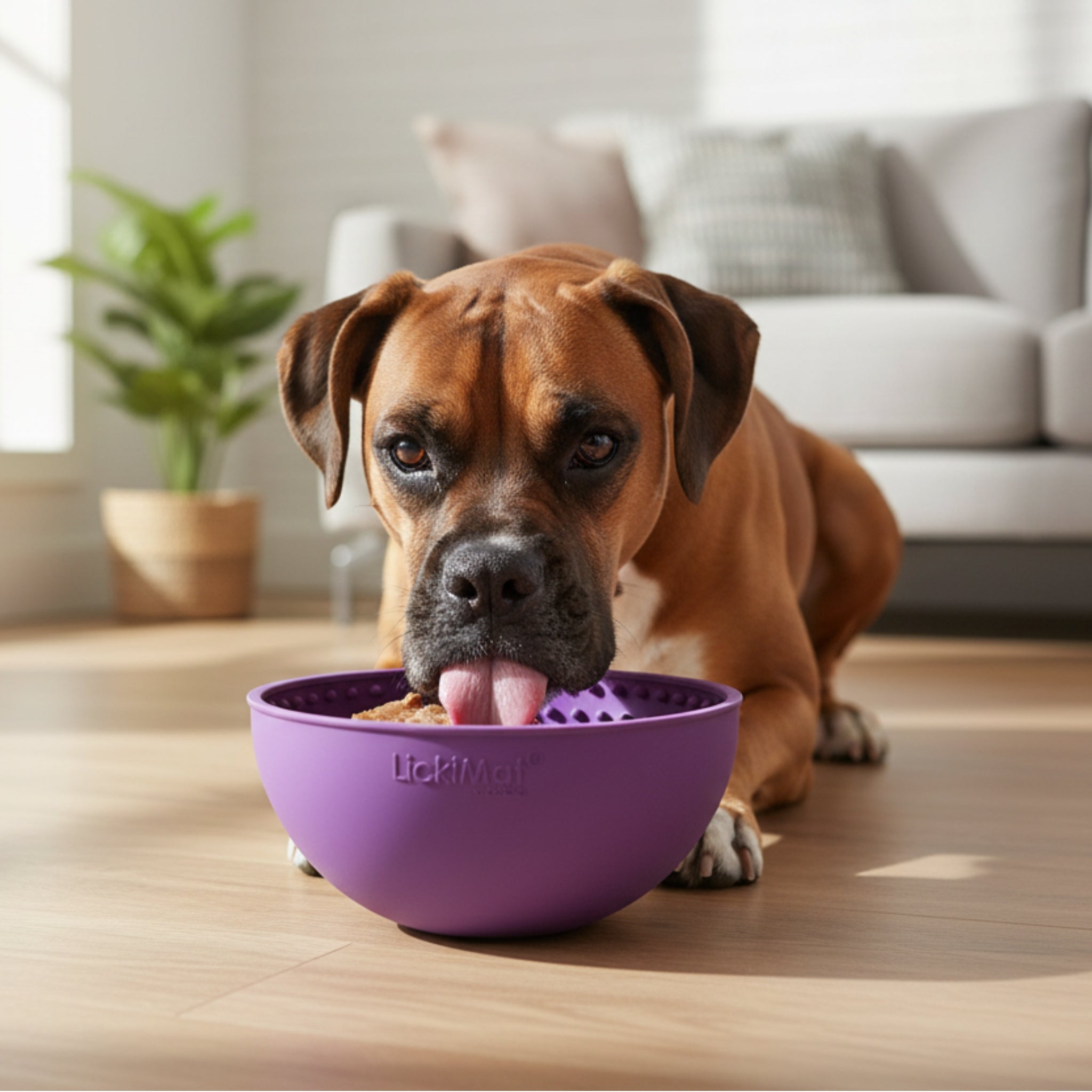 LickiMat Wobble Anti - Schling Schlecknapf – Langsame Fütterung &amp; Stressabbau für Hunde - Woofshack