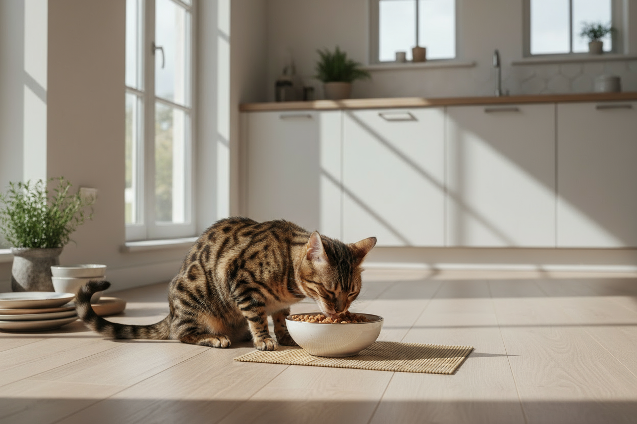 Lifestyle-Bild Katzenfutter ohne Sack