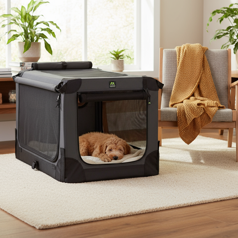 Lifestyle-Bild Maelson Soft Kennel Hundebox
