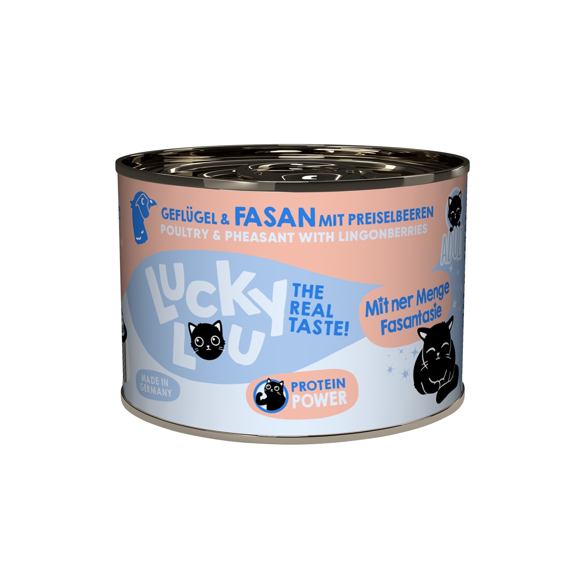 Lucky Lou Life Stage Adult Geflügel &amp; Fasan, Katzen Nassfutter - Woofshack