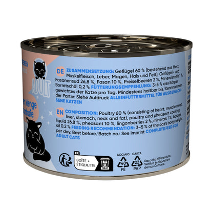 Lucky Lou Life Stage Adult Geflügel &amp; Fasan, Katzen Nassfutter - Woofshack