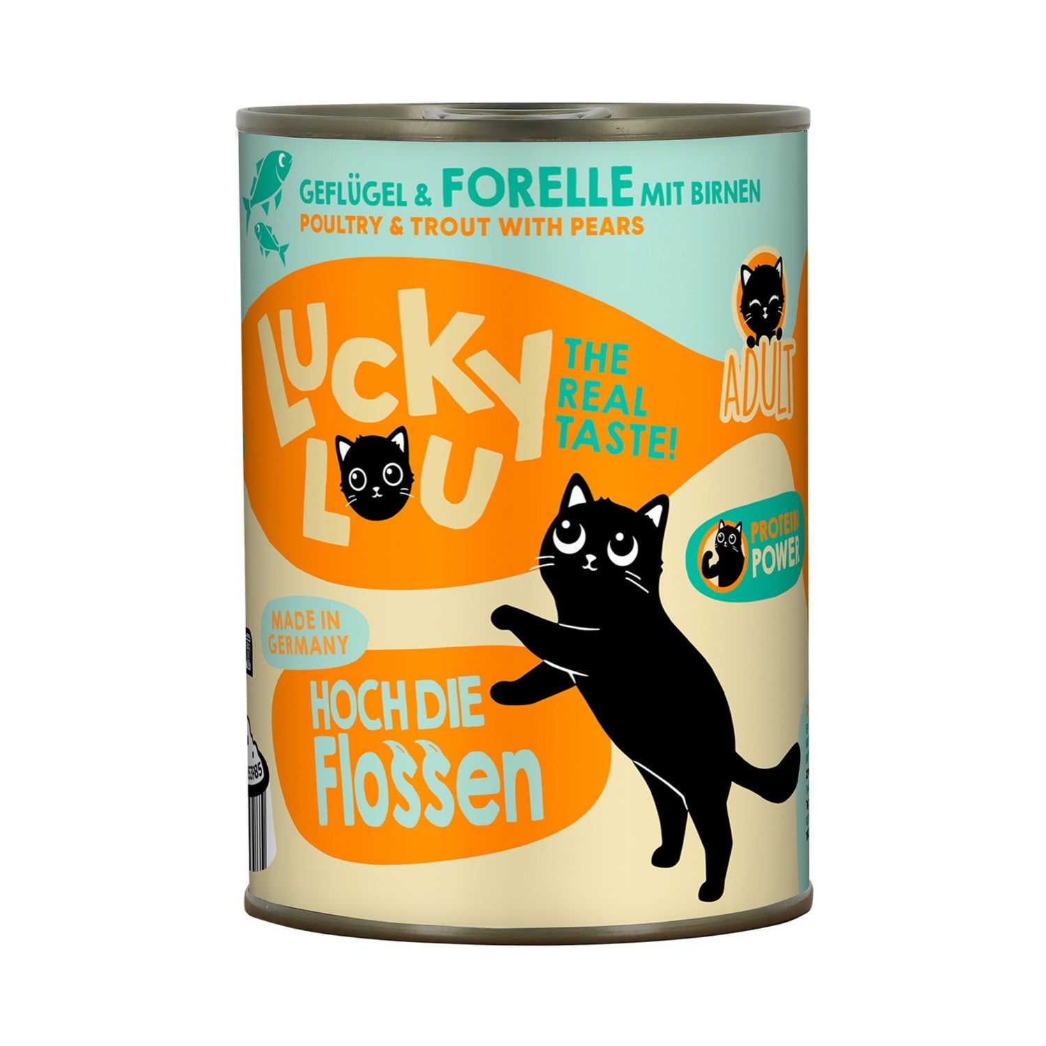 Lucky Lou Life Stage Adult Geflügel &amp; Forelle, Katzen Nassfutter - Woofshack