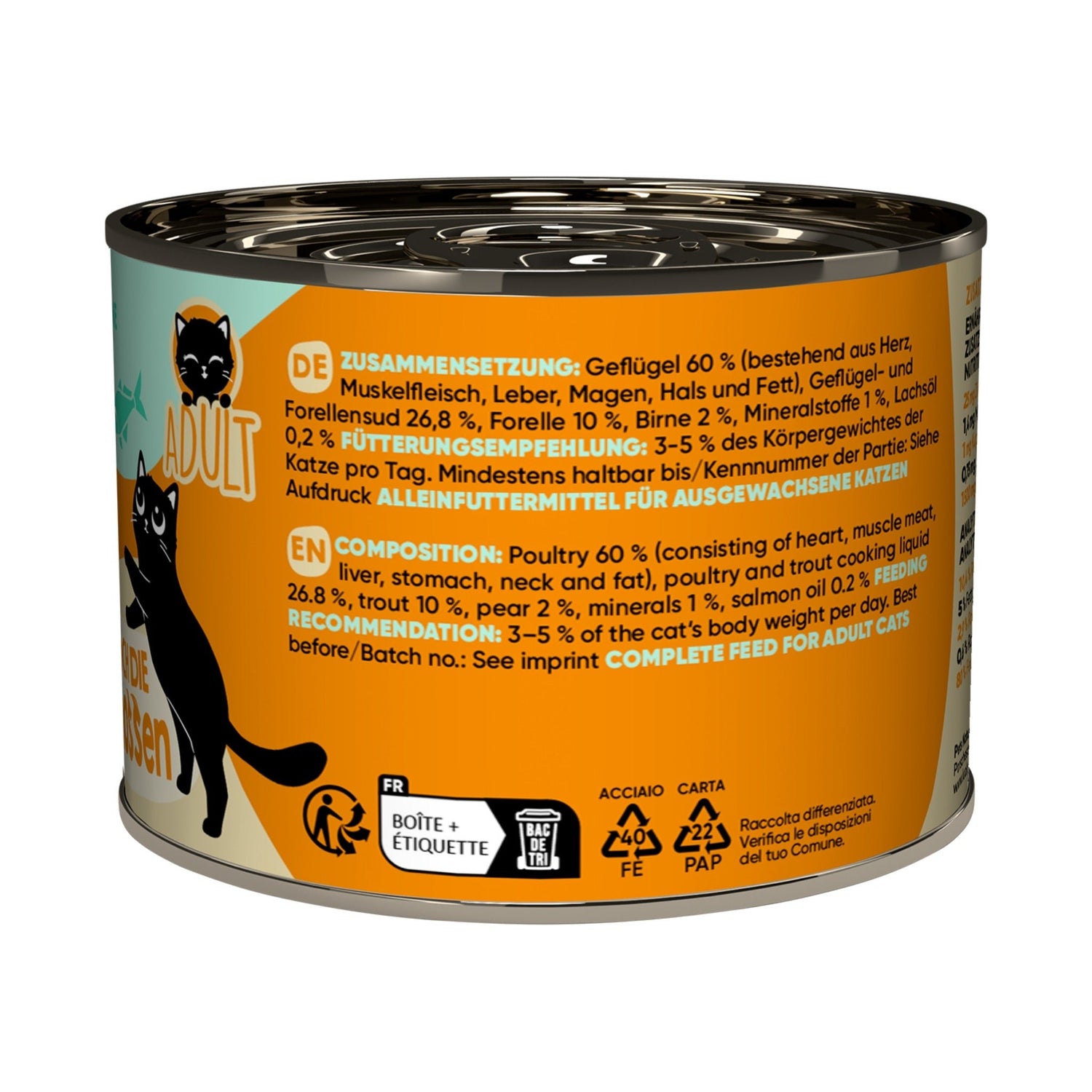 Lucky Lou Life Stage Adult Geflügel &amp; Forelle, Katzen Nassfutter - Woofshack