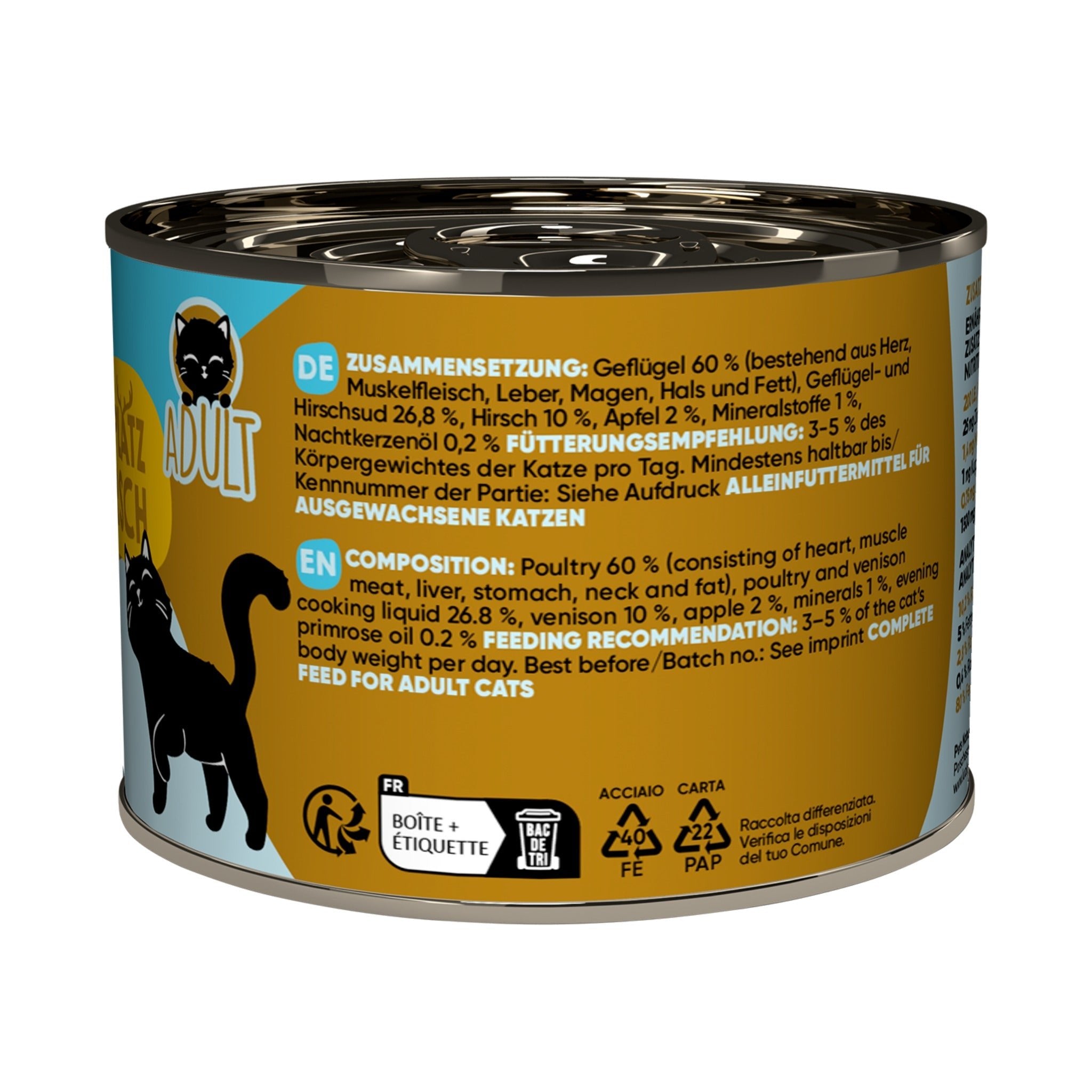 Lucky Lou Life Stage Adult Geflügel &amp; Hirsch, Katzen Nassfutter - Woofshack